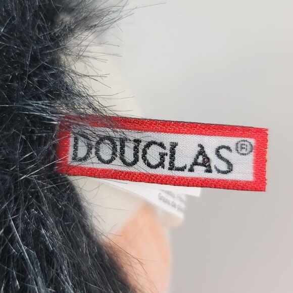 Douglas Cuddle Toys Guinea Pig Plush Black White 9" Angora Realistic #4112 2018 - Picture 9 of 11